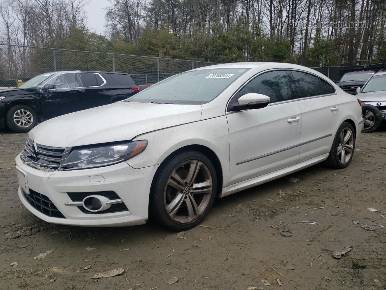 2014 Volkswagen Cc Sport White vin: WVWBP7AN1EE502159