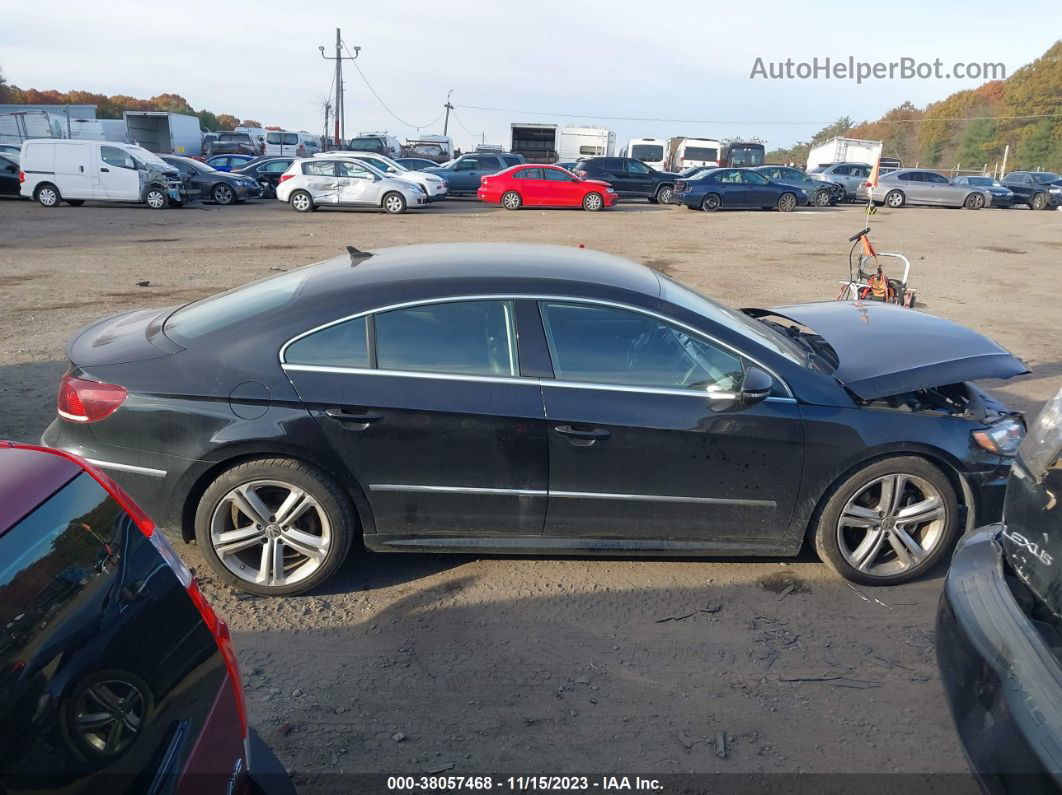 2014 Volkswagen Cc 2.0t R-line Black vin: WVWBP7AN1EE503540