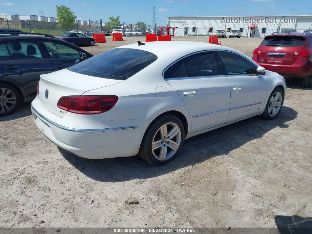 2014 Volkswagen Cc 2.0t Sport White vin: WVWBP7AN1EE504185