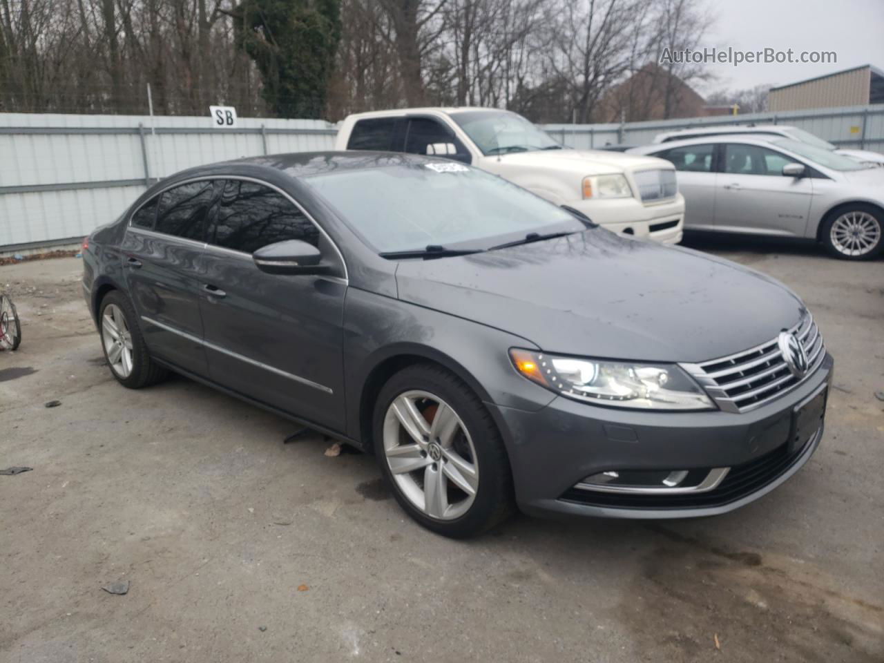 2016 Volkswagen Cc Base Серый vin: WVWBP7AN1GE501550