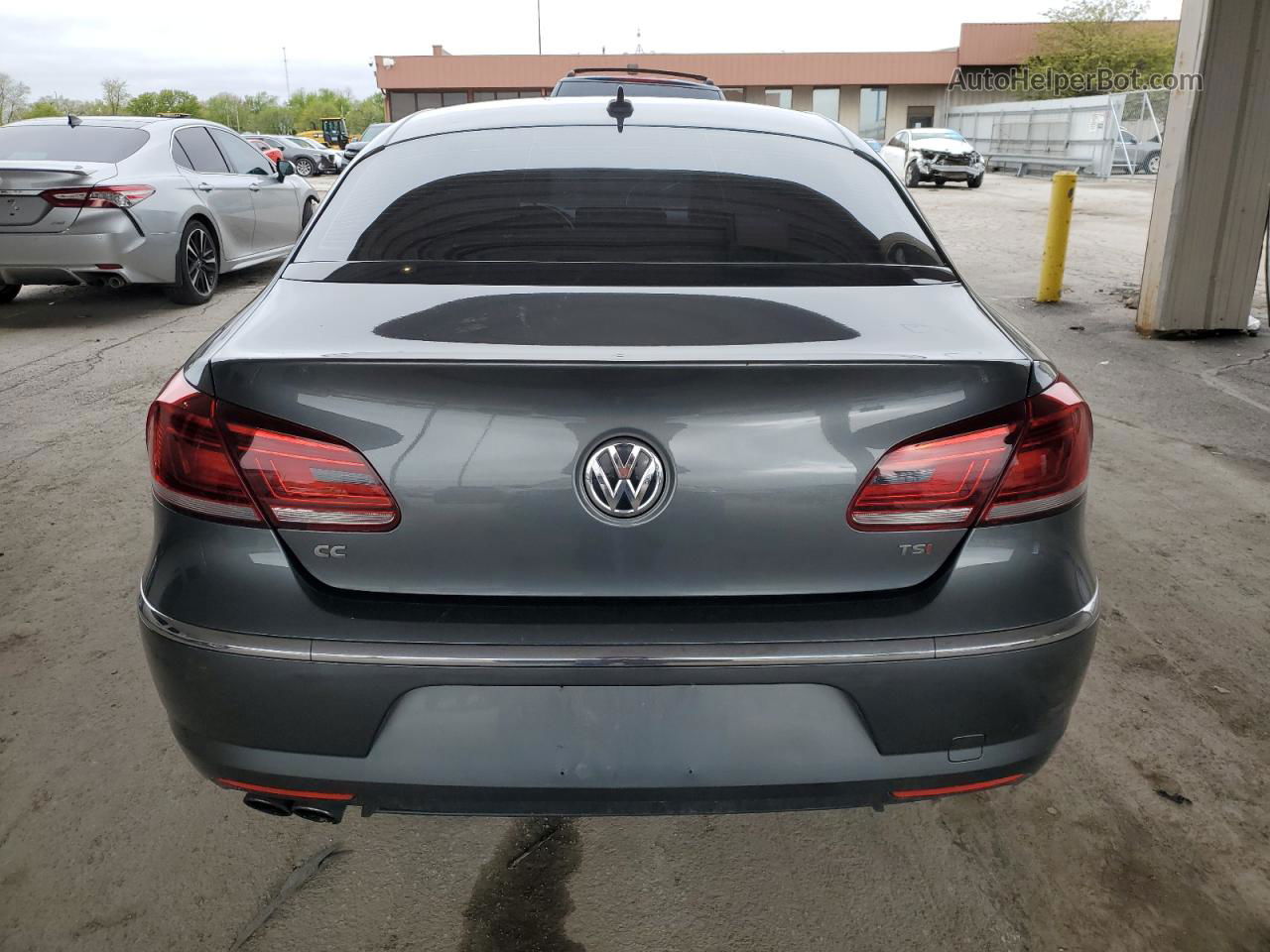 2016 Volkswagen Cc Base Gray vin: WVWBP7AN1GE515609