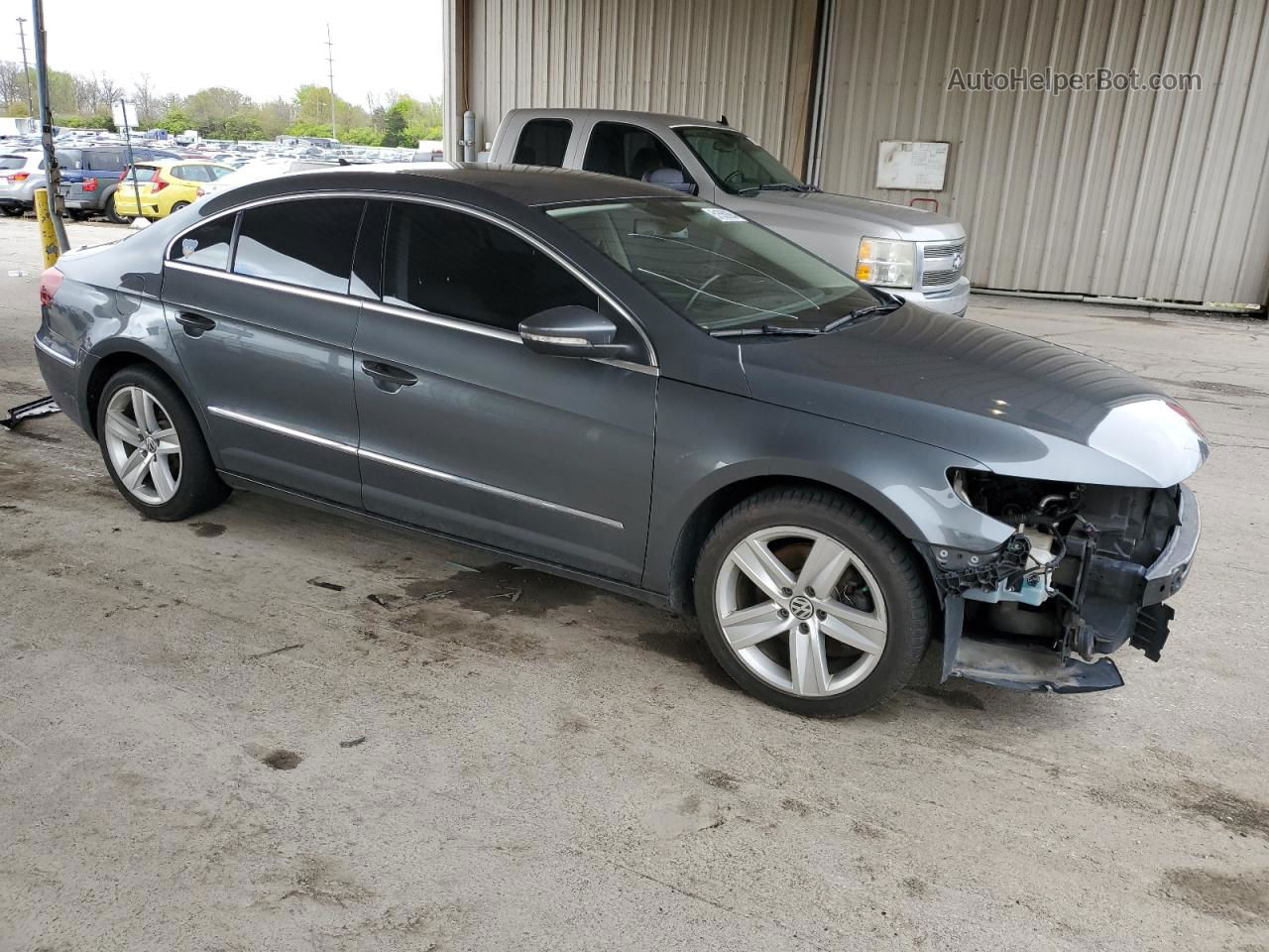 2016 Volkswagen Cc Base Gray vin: WVWBP7AN1GE515609