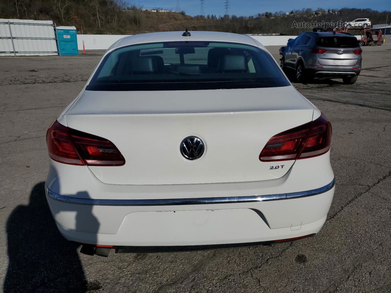 2013 Volkswagen Cc Sport White vin: WVWBP7AN2DE500046