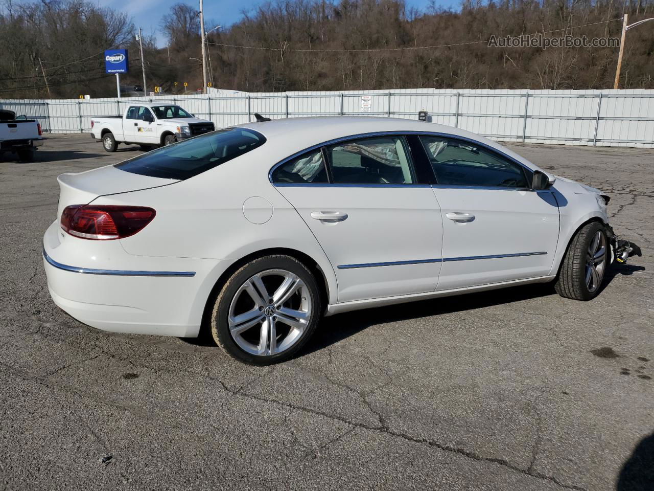 2013 Volkswagen Cc Sport Белый vin: WVWBP7AN2DE500046