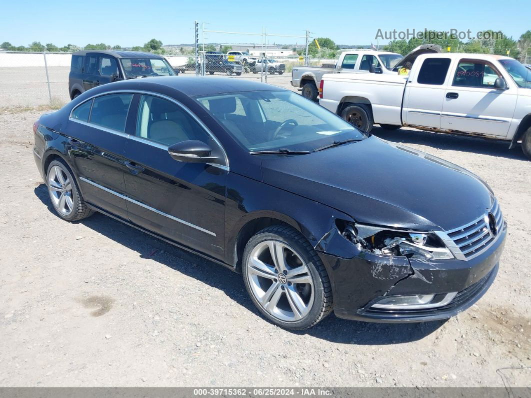 2013 Volkswagen Cc 2.0t Sport Plus Black vin: WVWBP7AN2DE502606