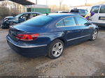 2013 Volkswagen Cc 2.0t Sport Blue vin: WVWBP7AN2DE520023