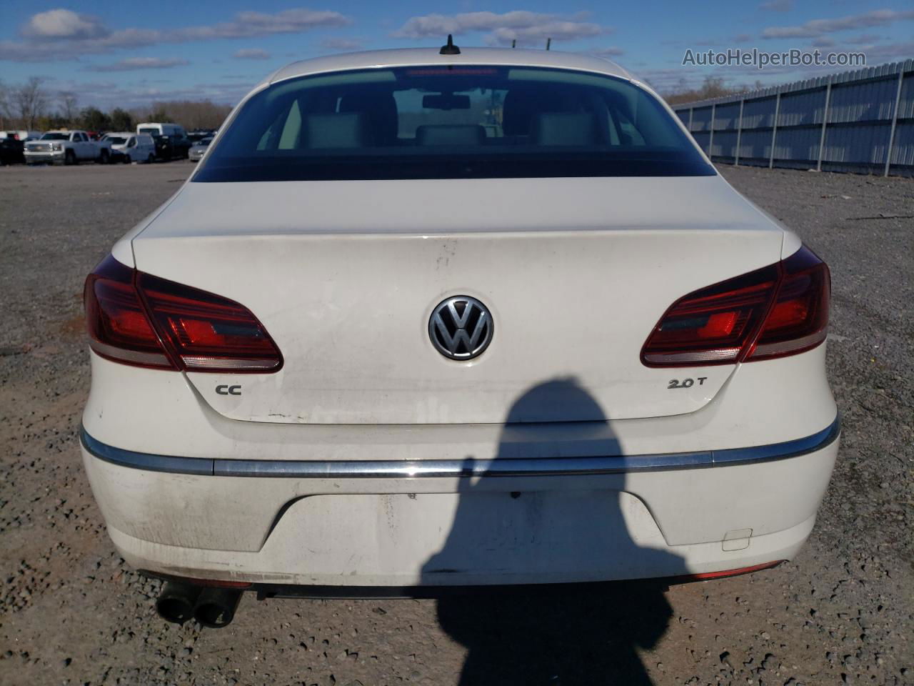 2013 Volkswagen Cc Sport Белый vin: WVWBP7AN2DE523259