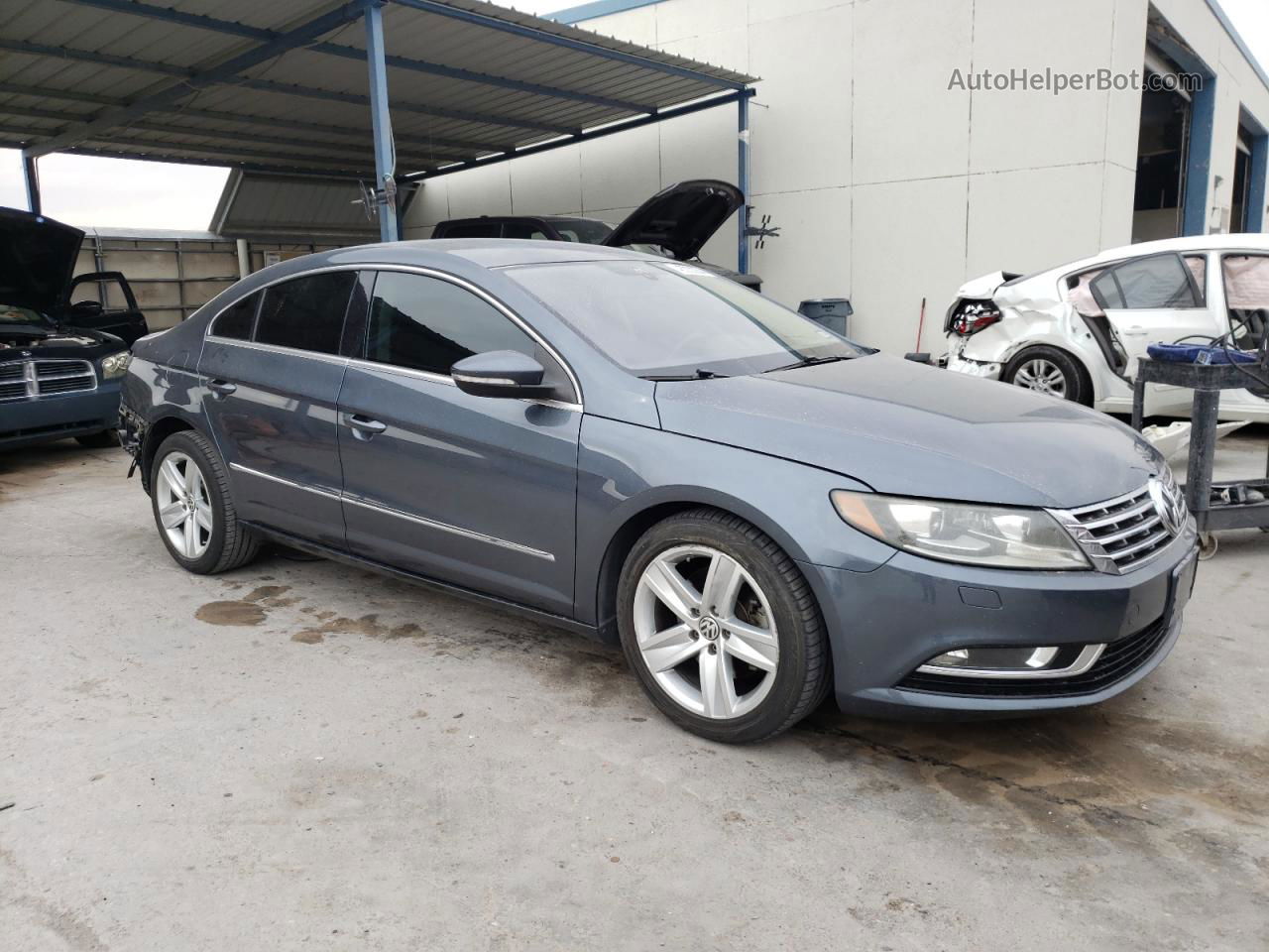 2013 Volkswagen Cc Sport Gray vin: WVWBP7AN2DE550865