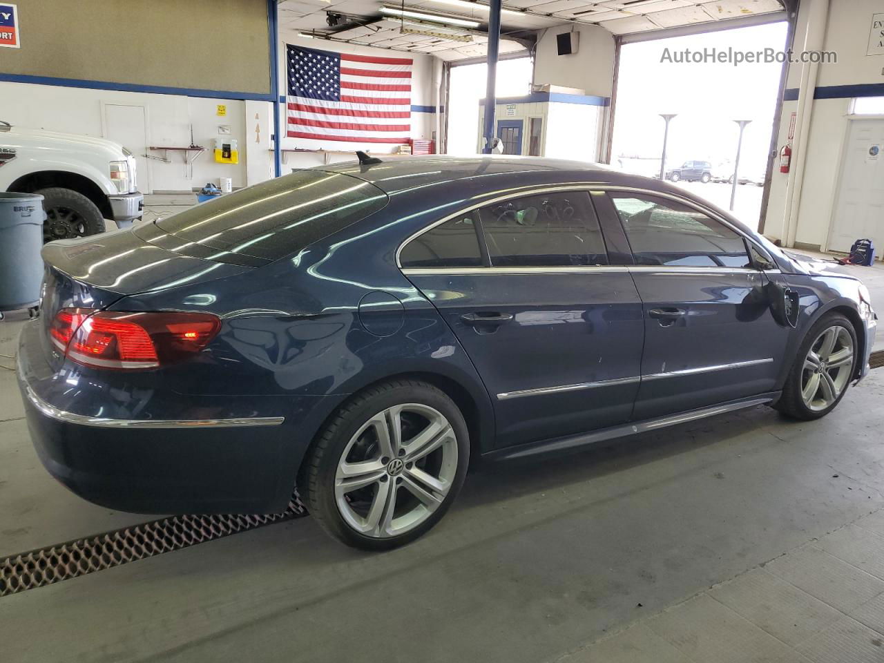 2013 Volkswagen Cc Sport Blue vin: WVWBP7AN2DE560425