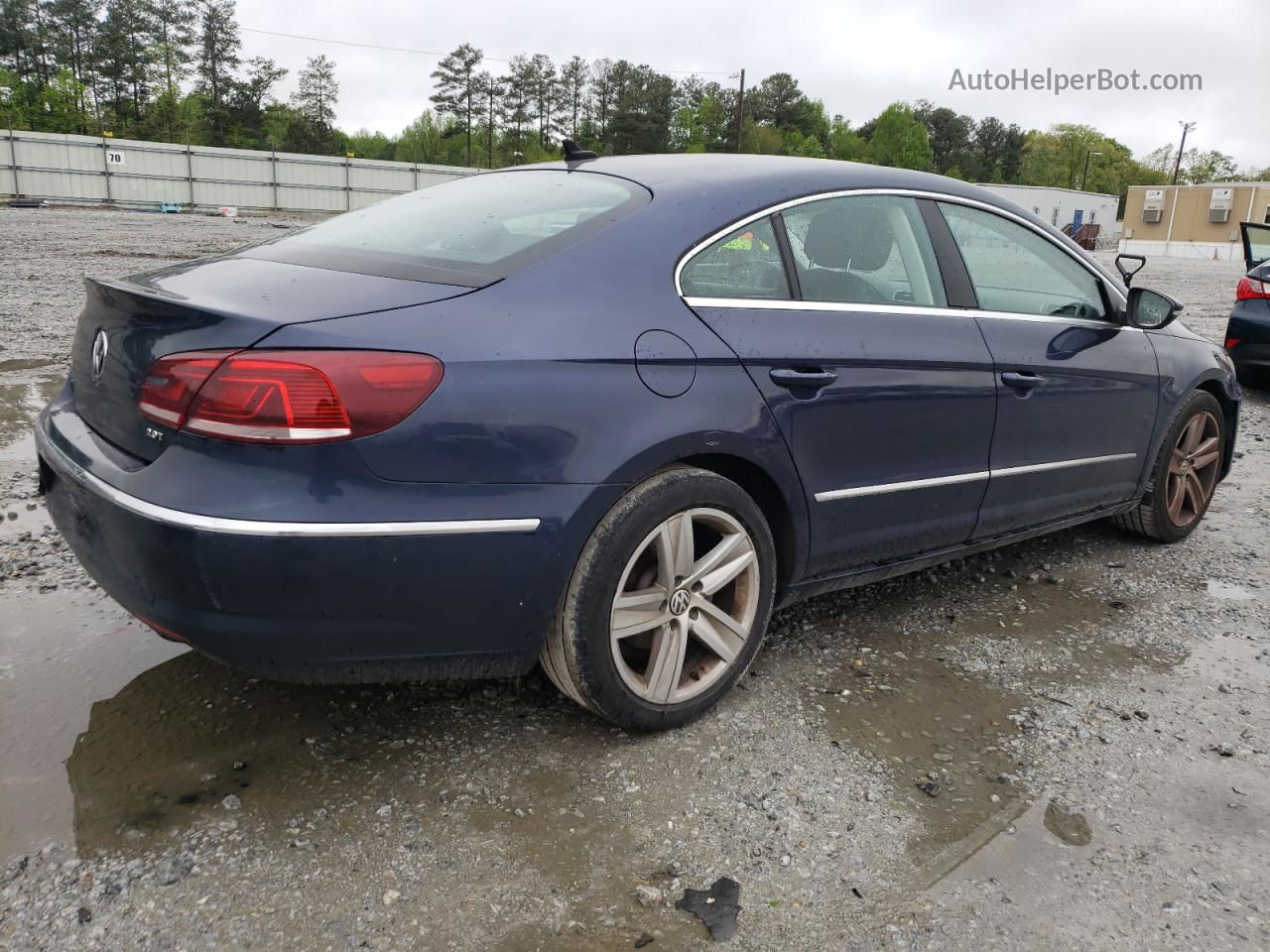 2013 Volkswagen Cc Sport Blue vin: WVWBP7AN2DE567326