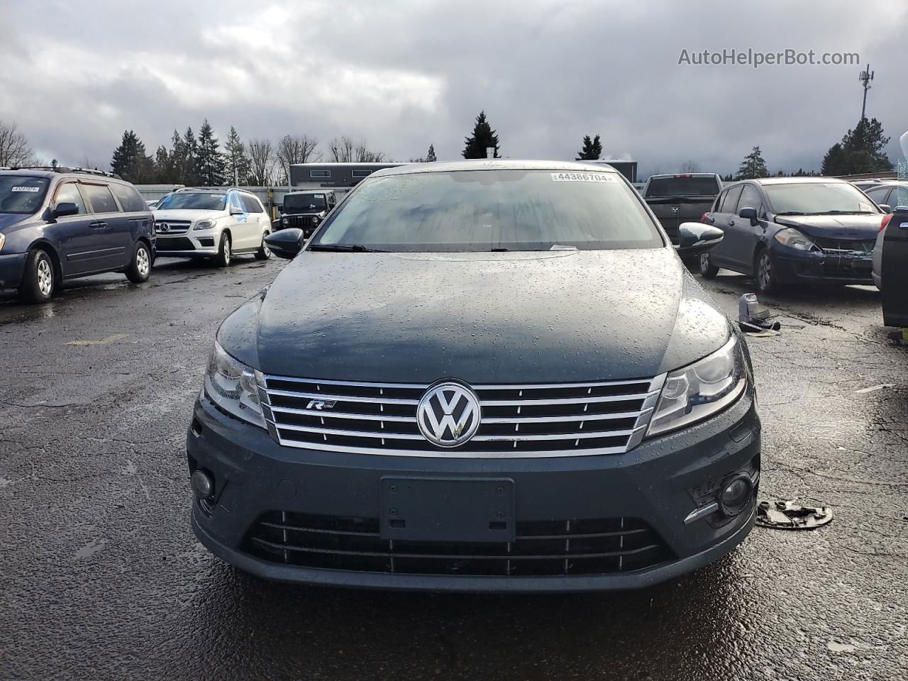 2013 Volkswagen Cc Sport Blue vin: WVWBP7AN2DE571263