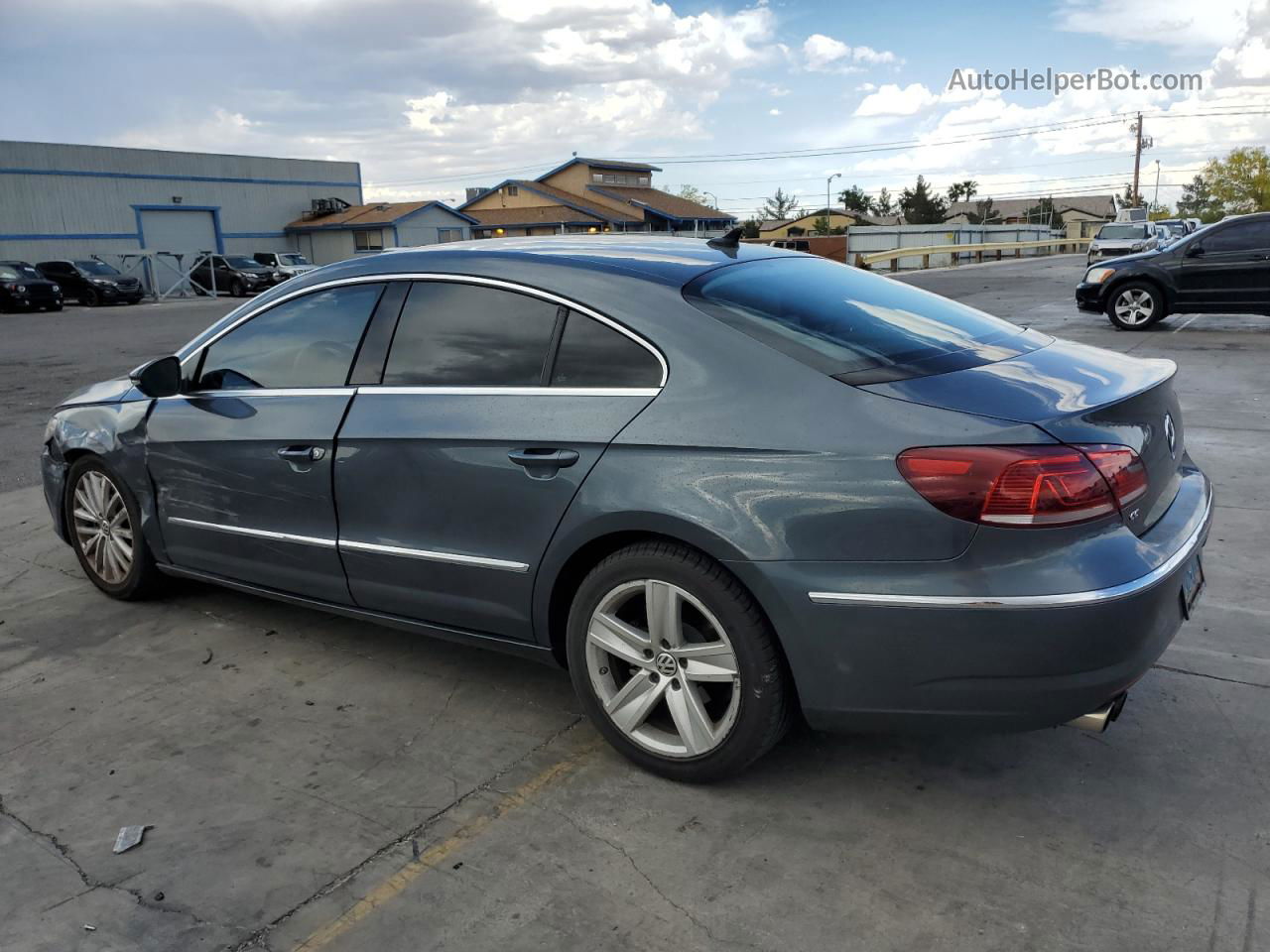 2014 Volkswagen Cc Sport Gray vin: WVWBP7AN2EE502753