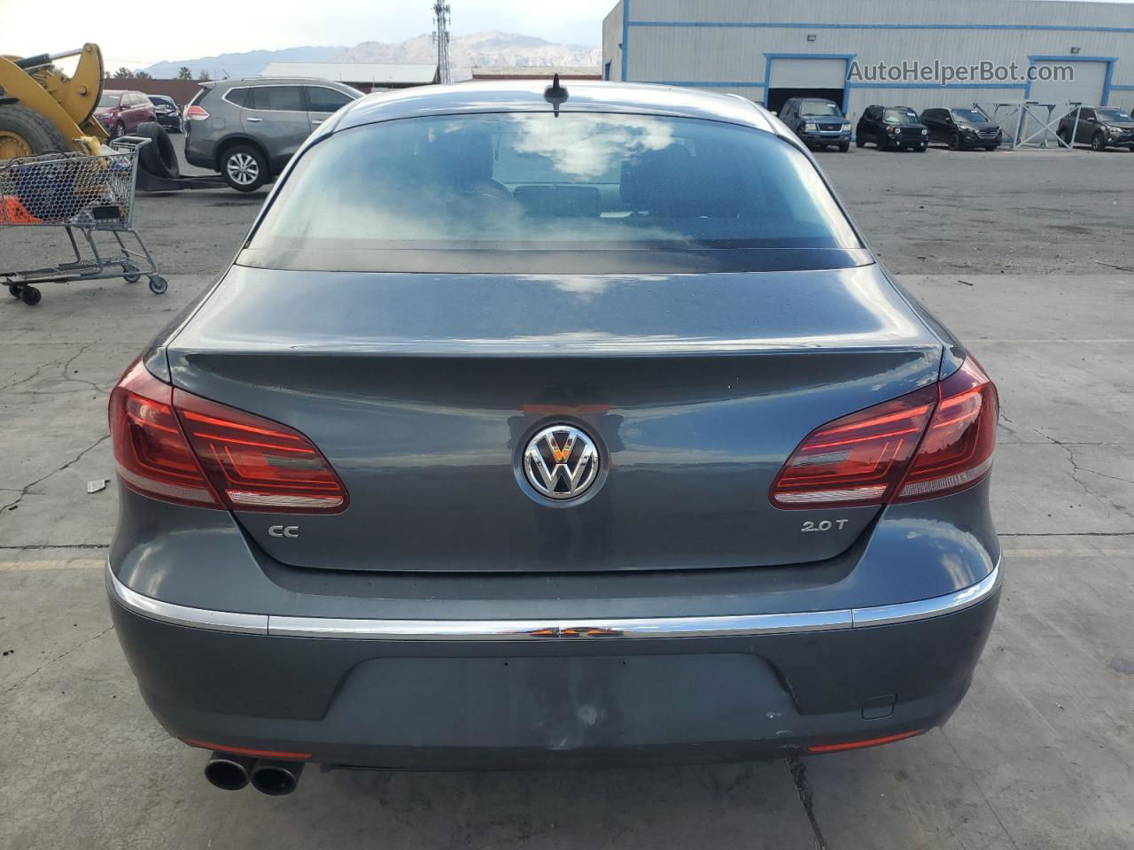 2014 Volkswagen Cc Sport Gray vin: WVWBP7AN2EE502753