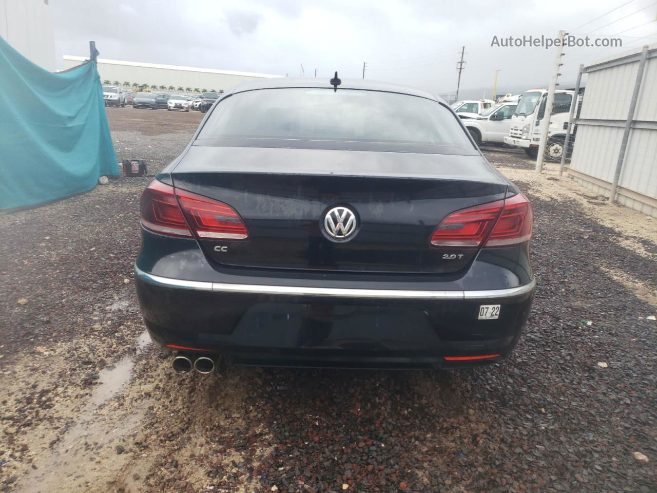 2014 Volkswagen Cc Sport Черный vin: WVWBP7AN2EE517513