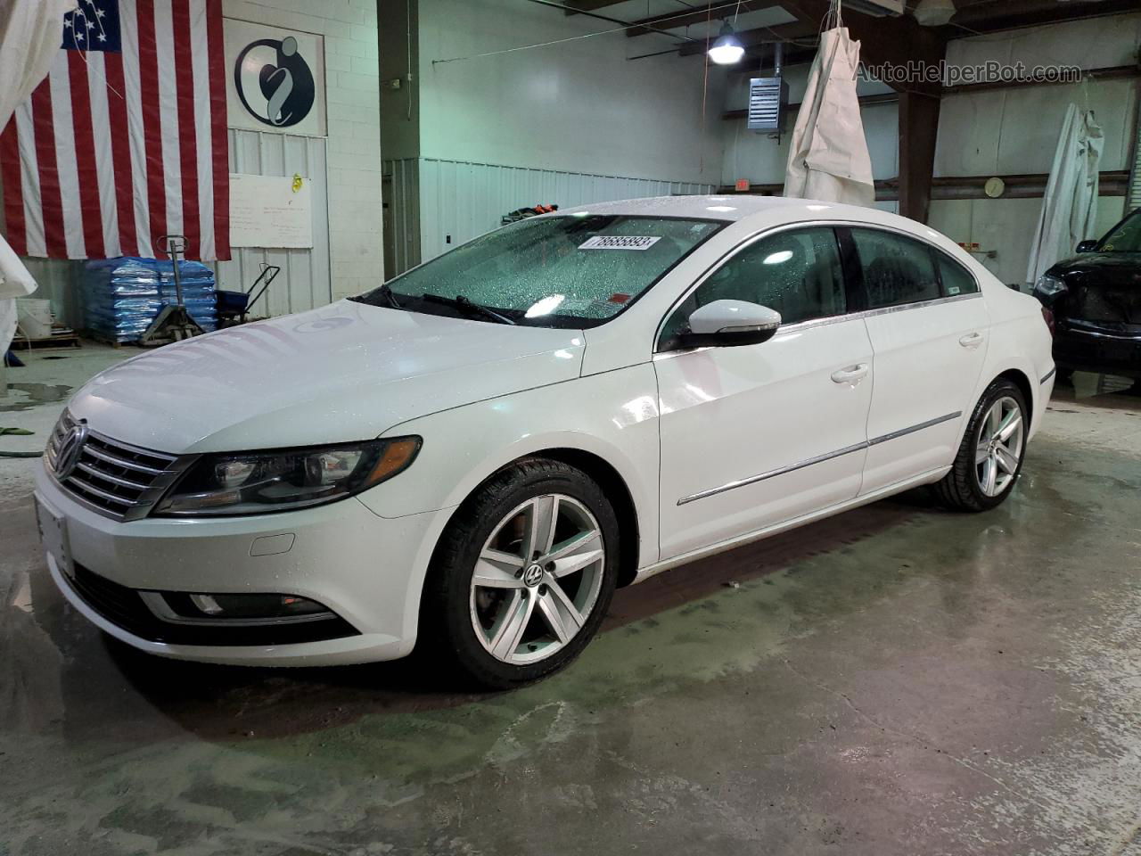 2014 Volkswagen Cc Sport White vin: WVWBP7AN2EE523215