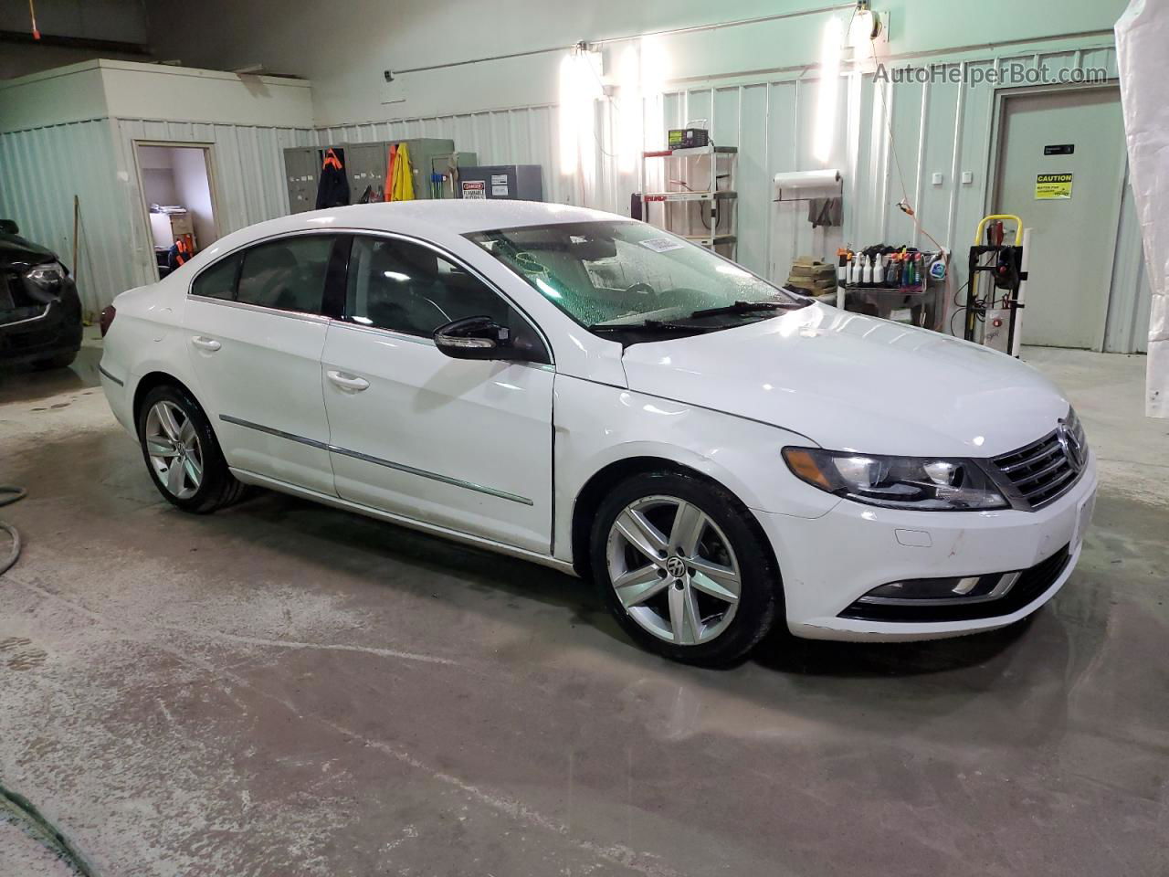 2014 Volkswagen Cc Sport White vin: WVWBP7AN2EE523215