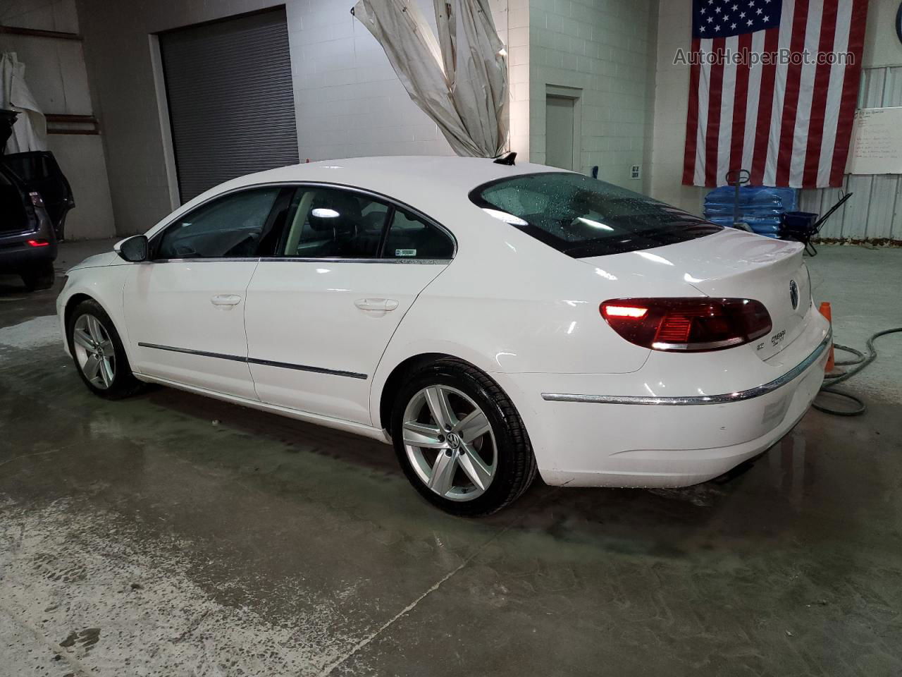 2014 Volkswagen Cc Sport White vin: WVWBP7AN2EE523215