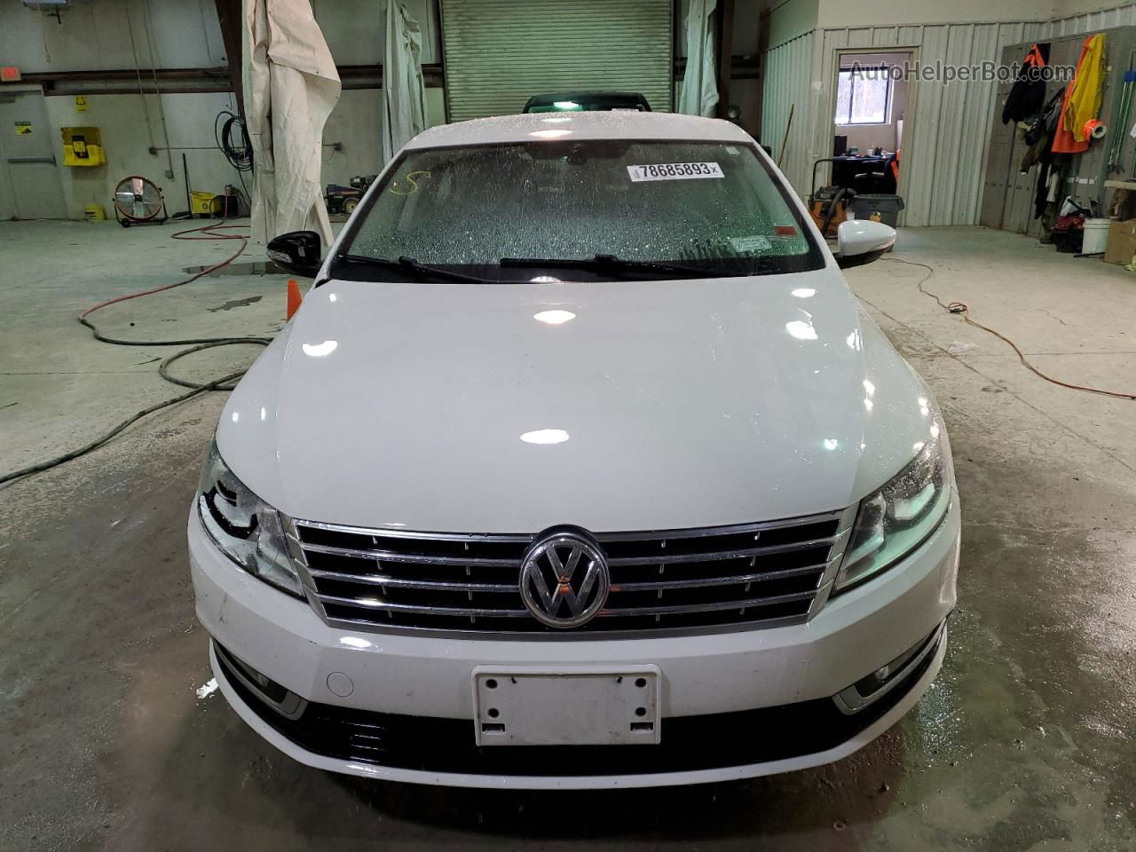 2014 Volkswagen Cc Sport White vin: WVWBP7AN2EE523215