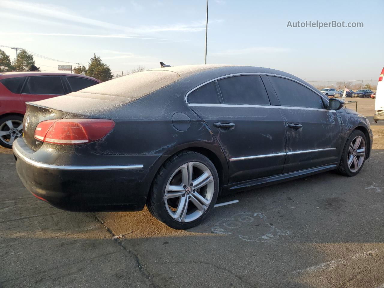 2014 Volkswagen Cc Sport Black vin: WVWBP7AN2EE524297