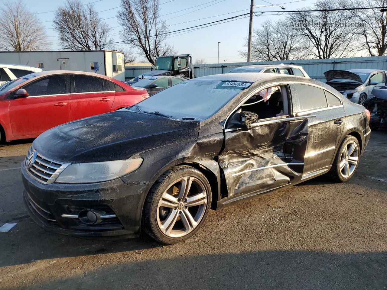 2014 Volkswagen Cc Sport Black vin: WVWBP7AN2EE524297