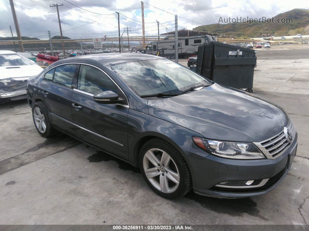 2014 Volkswagen Cc Sport Gray vin: WVWBP7AN2EE526938