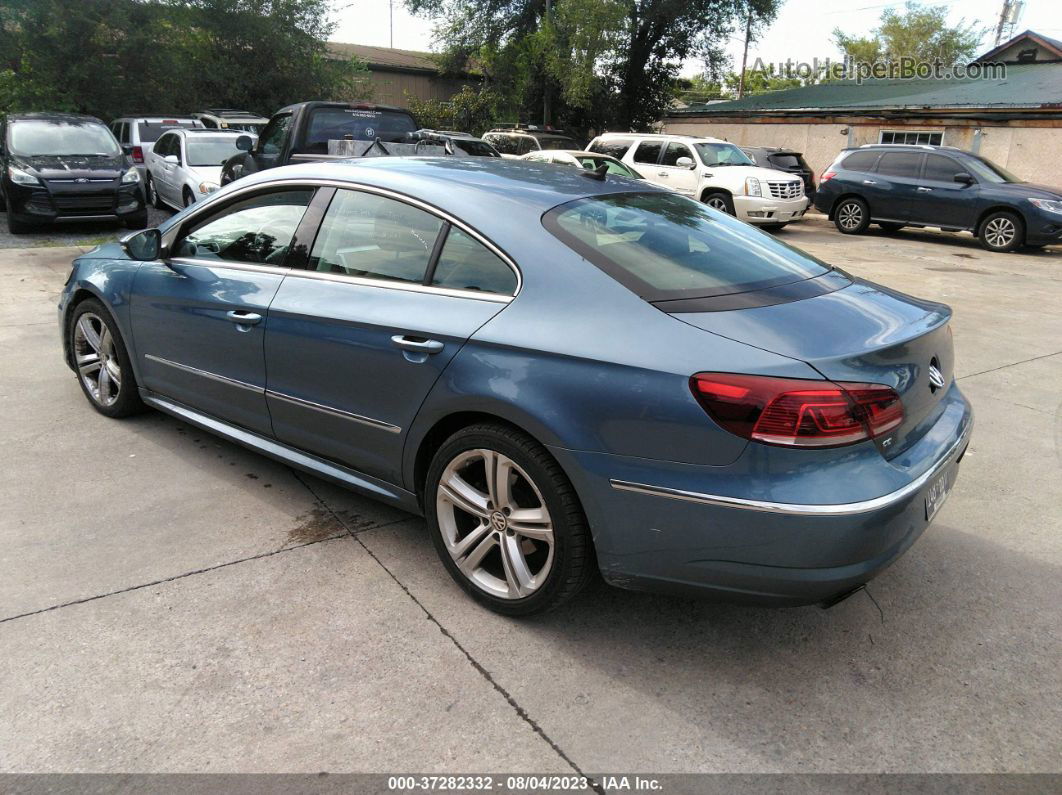 2016 Volkswagen Cc R-line Blue vin: WVWBP7AN2GE502156