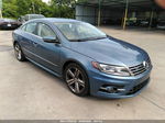 2016 Volkswagen Cc R-line Blue vin: WVWBP7AN2GE502156