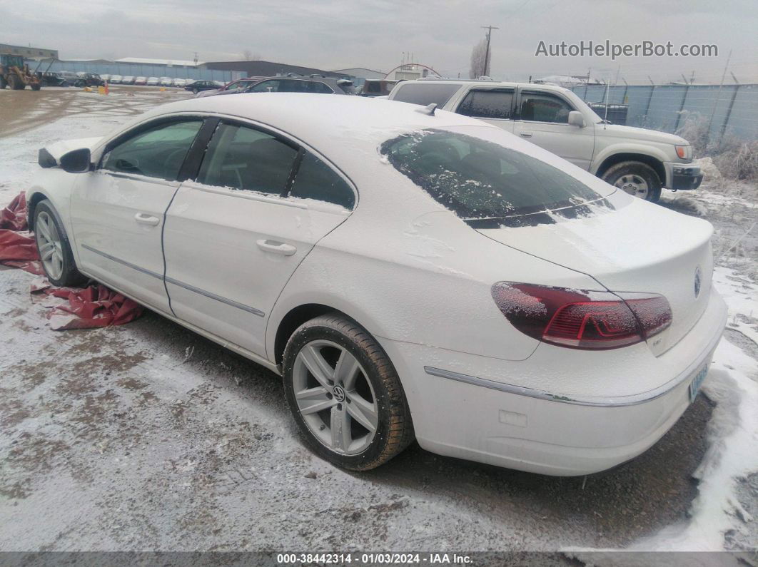 2013 Volkswagen Cc 2.0t Sport White vin: WVWBP7AN3DE505420