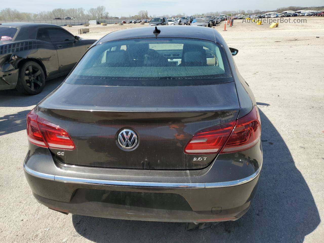 2013 Volkswagen Cc Sport Brown vin: WVWBP7AN3DE528132