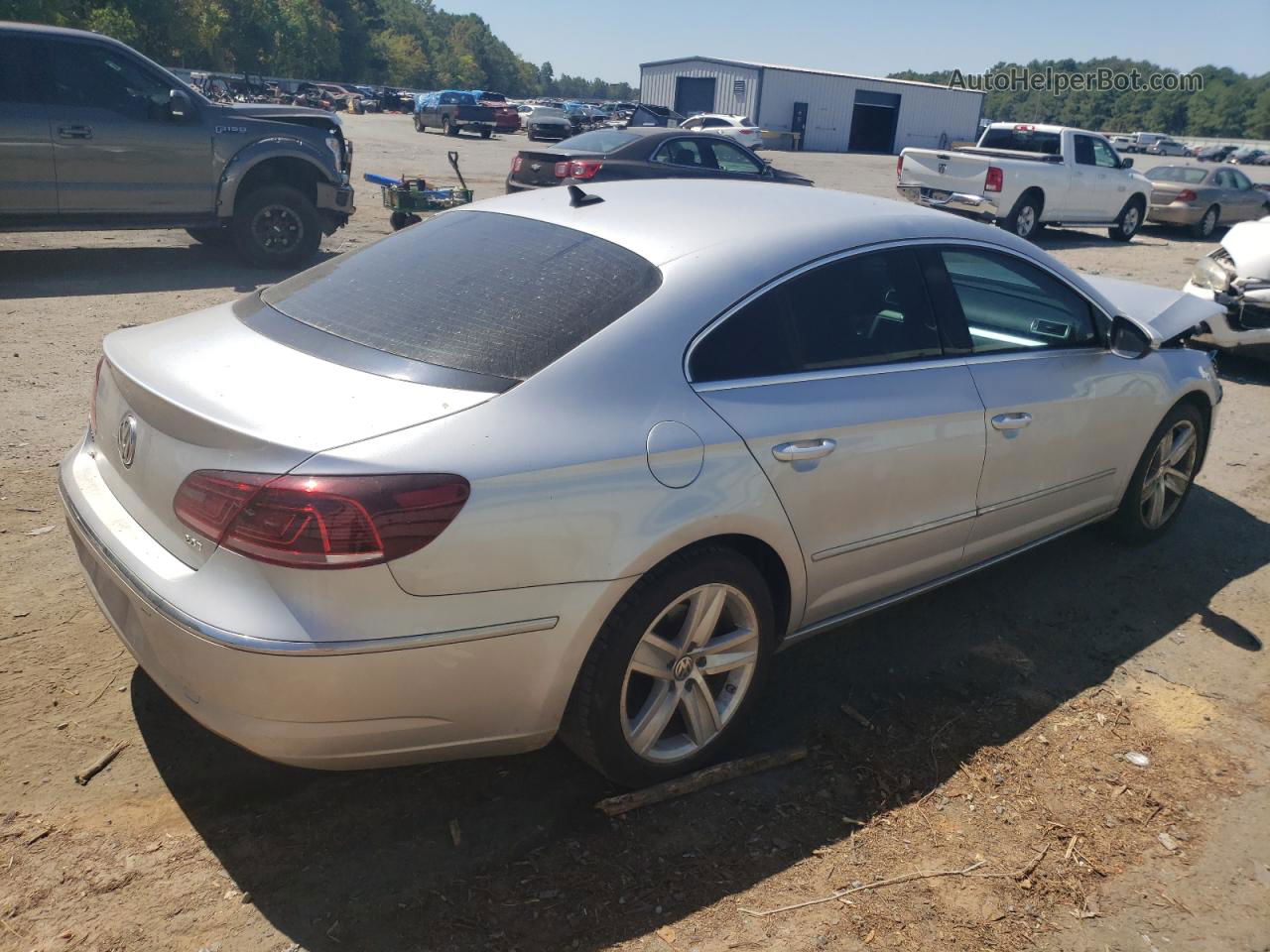 2013 Volkswagen Cc Sport Silver vin: WVWBP7AN3DE534822