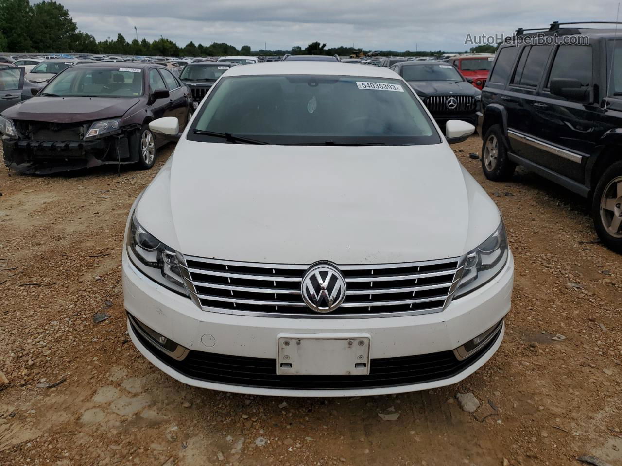 2013 Volkswagen Cc Sport White vin: WVWBP7AN3DE552155