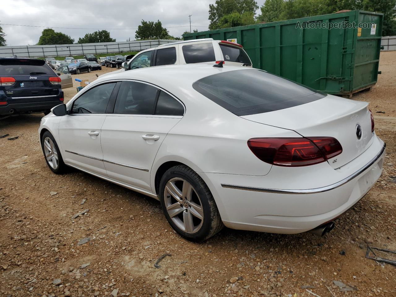 2013 Volkswagen Cc Sport White vin: WVWBP7AN3DE552155