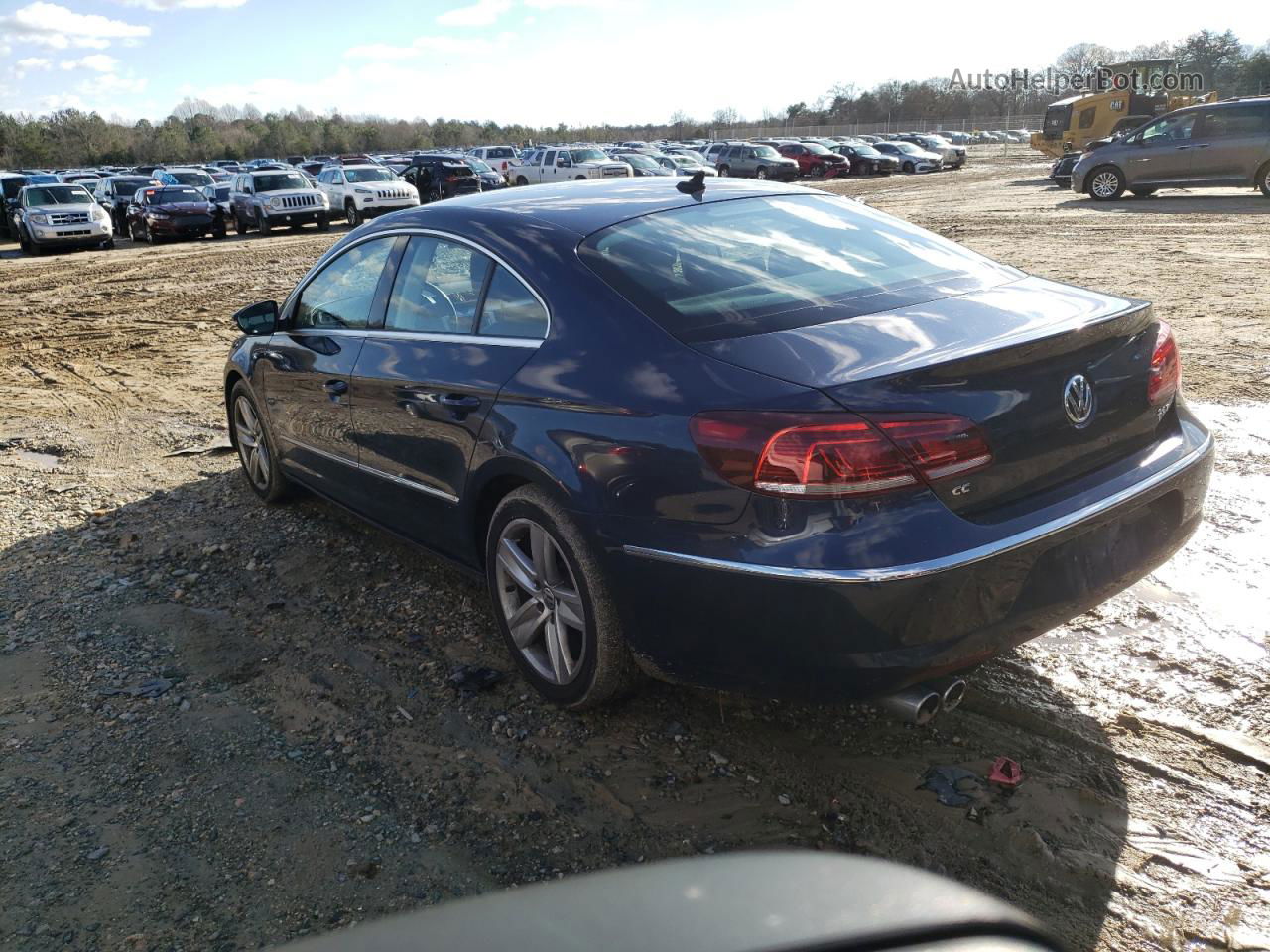 2014 Volkswagen Cc Sport Blue vin: WVWBP7AN3EE506178