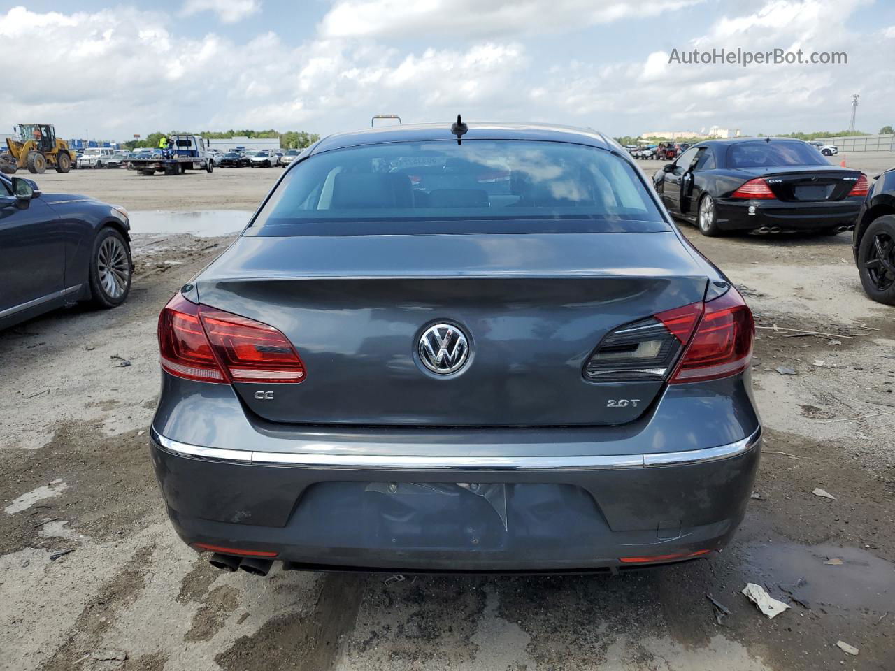 2014 Volkswagen Cc Sport Gray vin: WVWBP7AN3EE523269