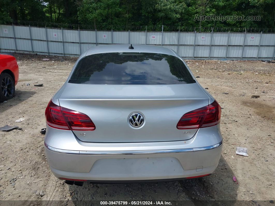 2014 Volkswagen Cc 2.0t Sport Silver vin: WVWBP7AN3EE525894