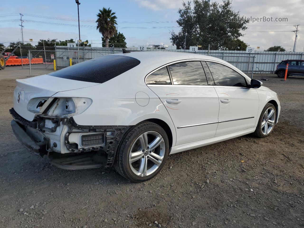 2014 Volkswagen Cc Sport White vin: WVWBP7AN3EE527130