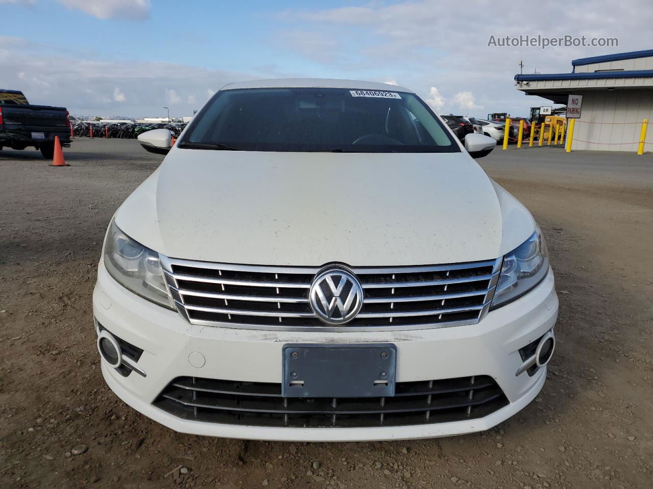 2014 Volkswagen Cc Sport White vin: WVWBP7AN3EE527130