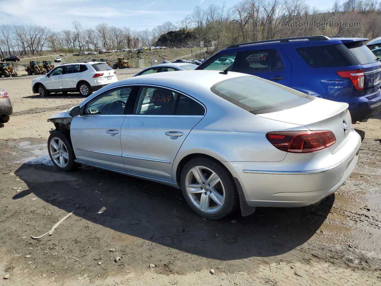 2016 Volkswagen Cc Base Silver vin: WVWBP7AN3GE501114