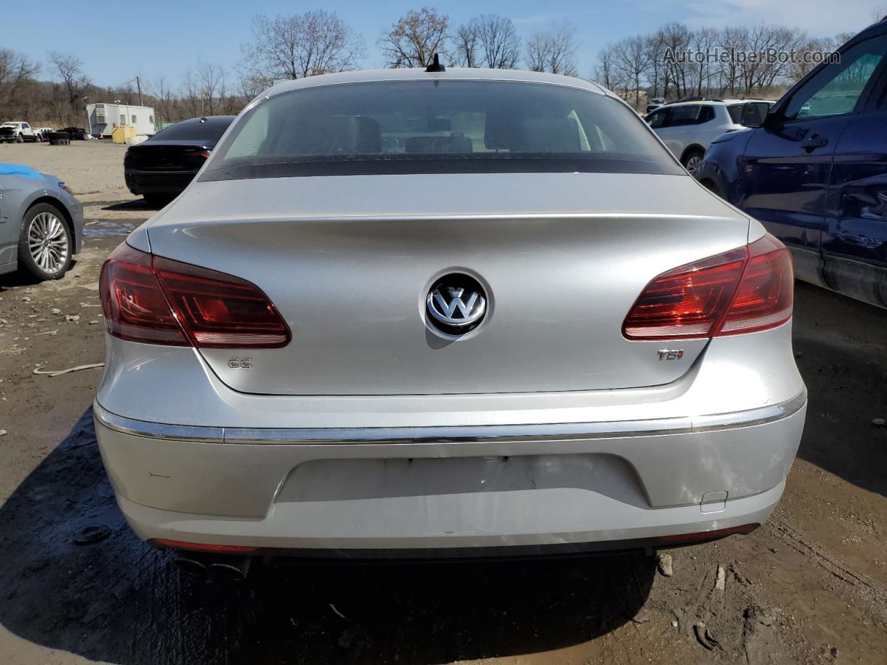 2016 Volkswagen Cc Base Silver vin: WVWBP7AN3GE501114