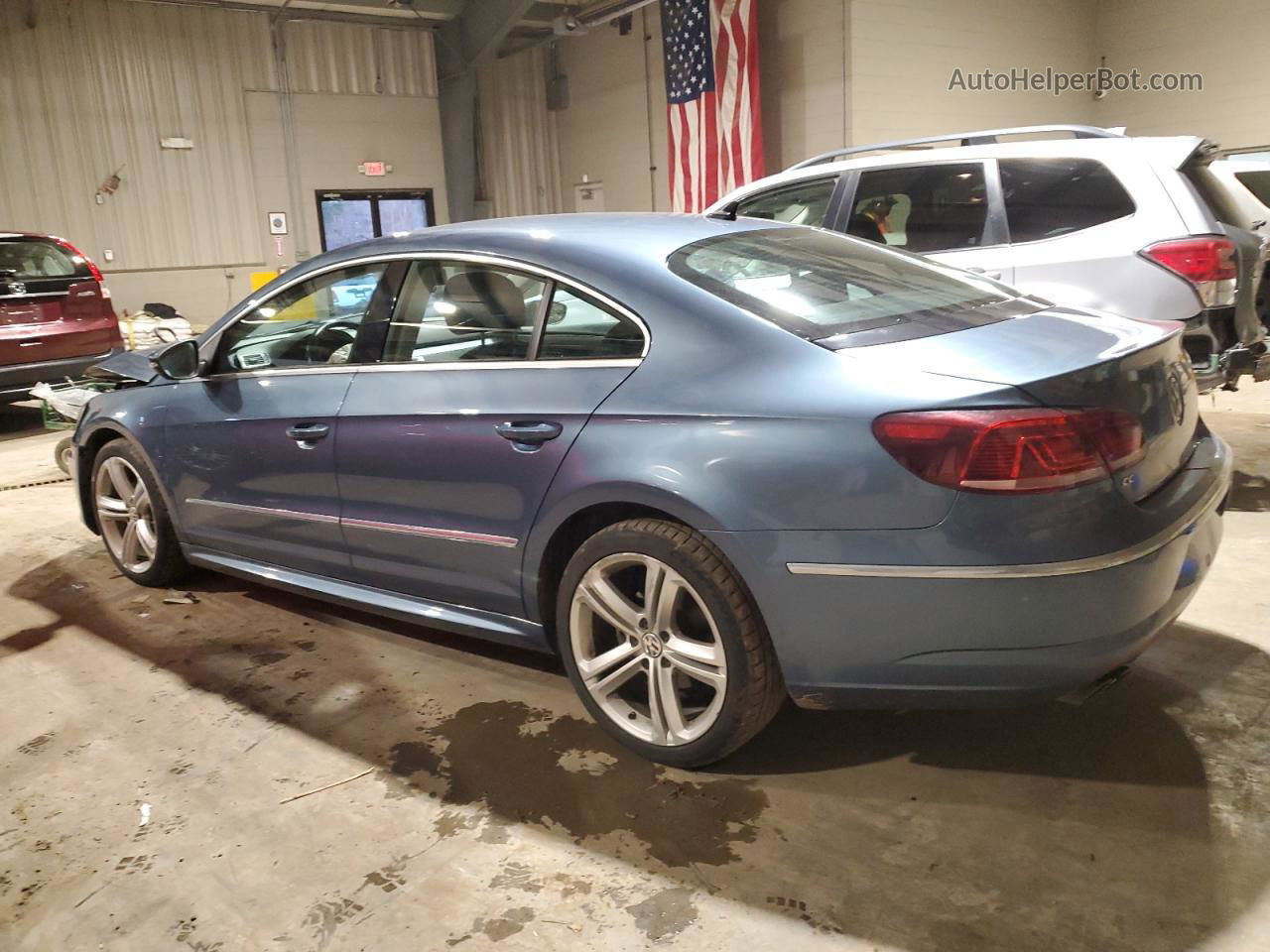 2016 Volkswagen Cc Base Blue vin: WVWBP7AN3GE518754