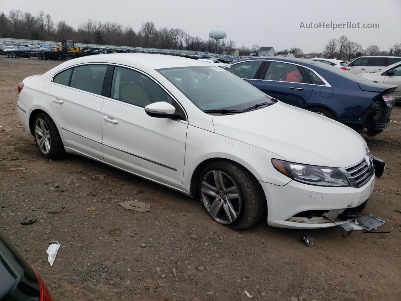 2013 Volkswagen Cc Sport Белый vin: WVWBP7AN4DE503319