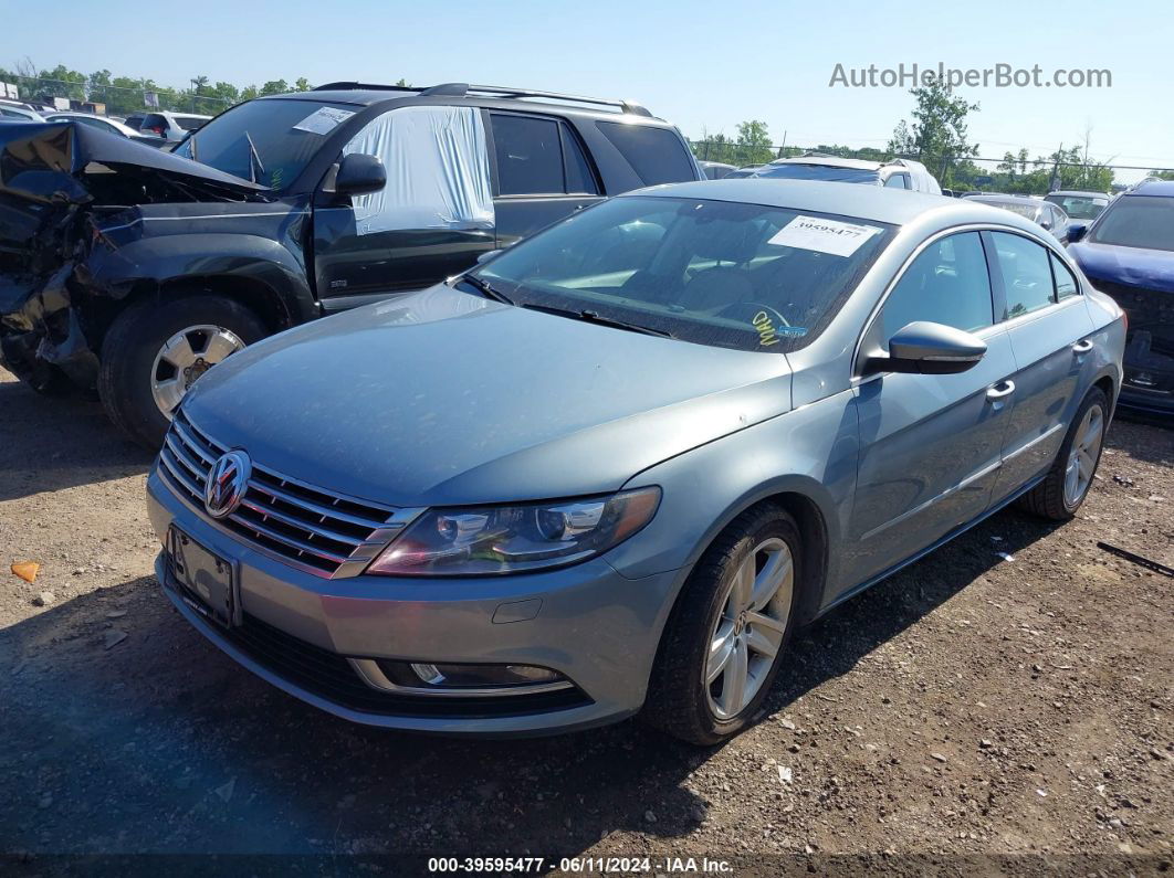 2013 Volkswagen Cc 2.0t Sport Light Blue vin: WVWBP7AN4DE503904