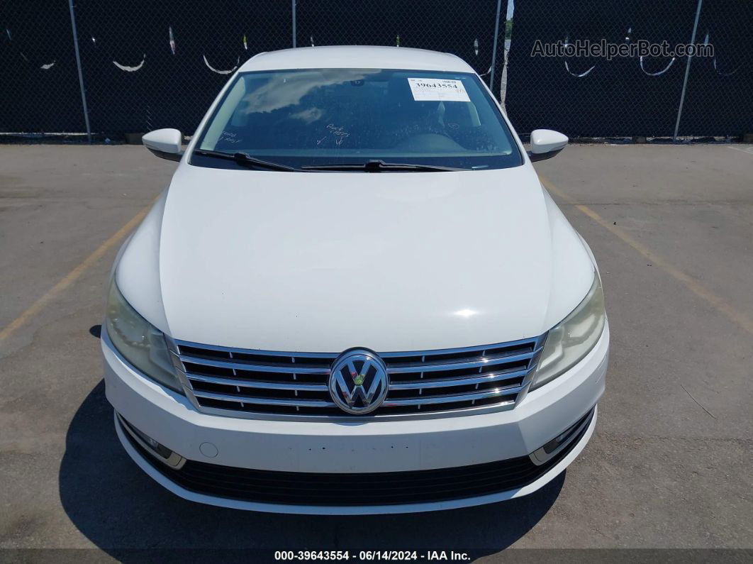 2013 Volkswagen Cc 2.0t Sport White vin: WVWBP7AN4DE508486