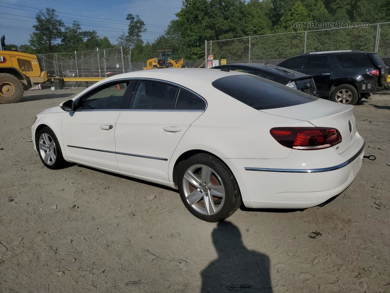 2013 Volkswagen Cc Sport White vin: WVWBP7AN4DE519746