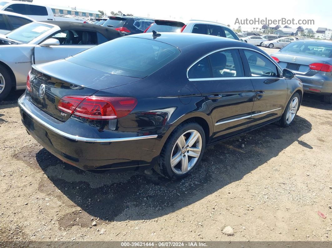 2013 Volkswagen Cc 2.0t Sport Black vin: WVWBP7AN4DE528432