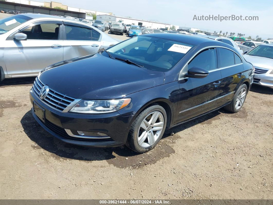 2013 Volkswagen Cc 2.0t Sport Black vin: WVWBP7AN4DE528432