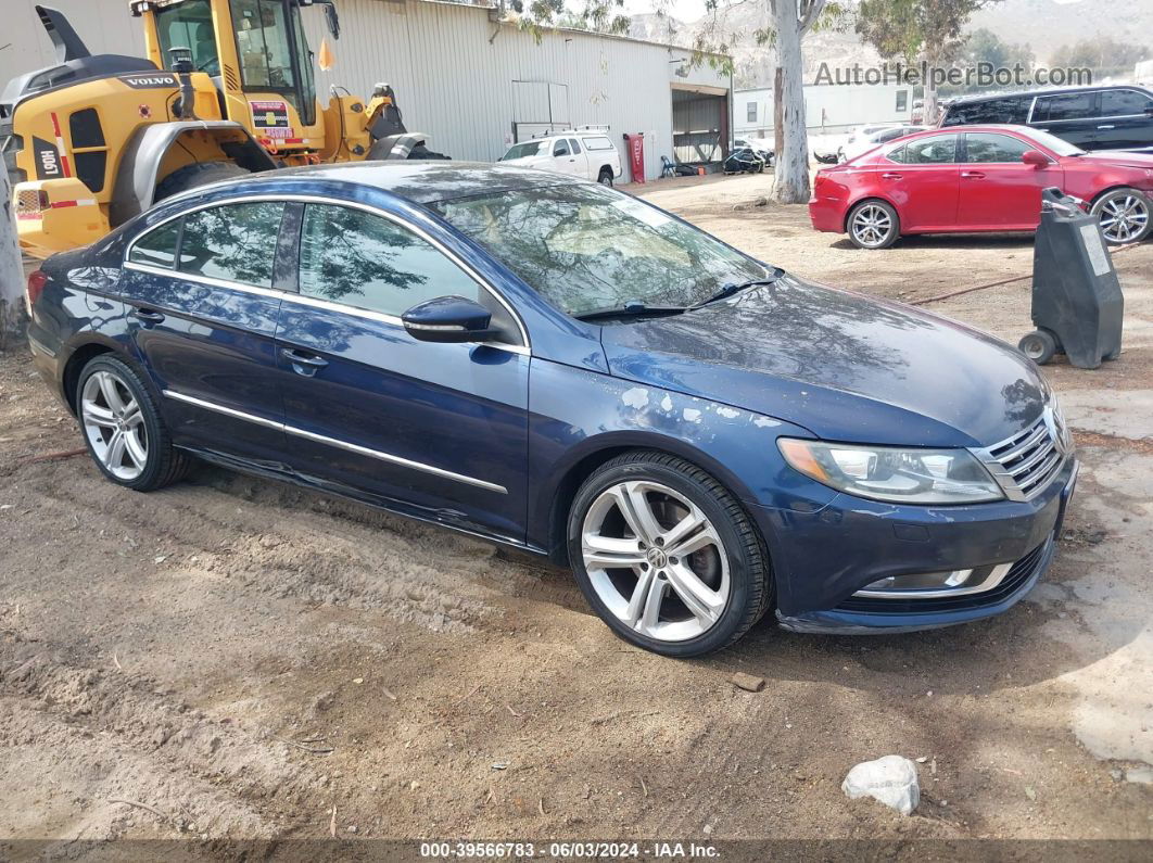 2013 Volkswagen Cc 2.0t Sport Plus Dark Blue vin: WVWBP7AN4DE537910