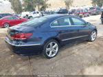 2013 Volkswagen Cc 2.0t Sport Plus Dark Blue vin: WVWBP7AN4DE537910