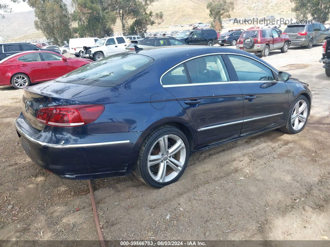 2013 Volkswagen Cc 2.0t Sport Plus Dark Blue vin: WVWBP7AN4DE537910