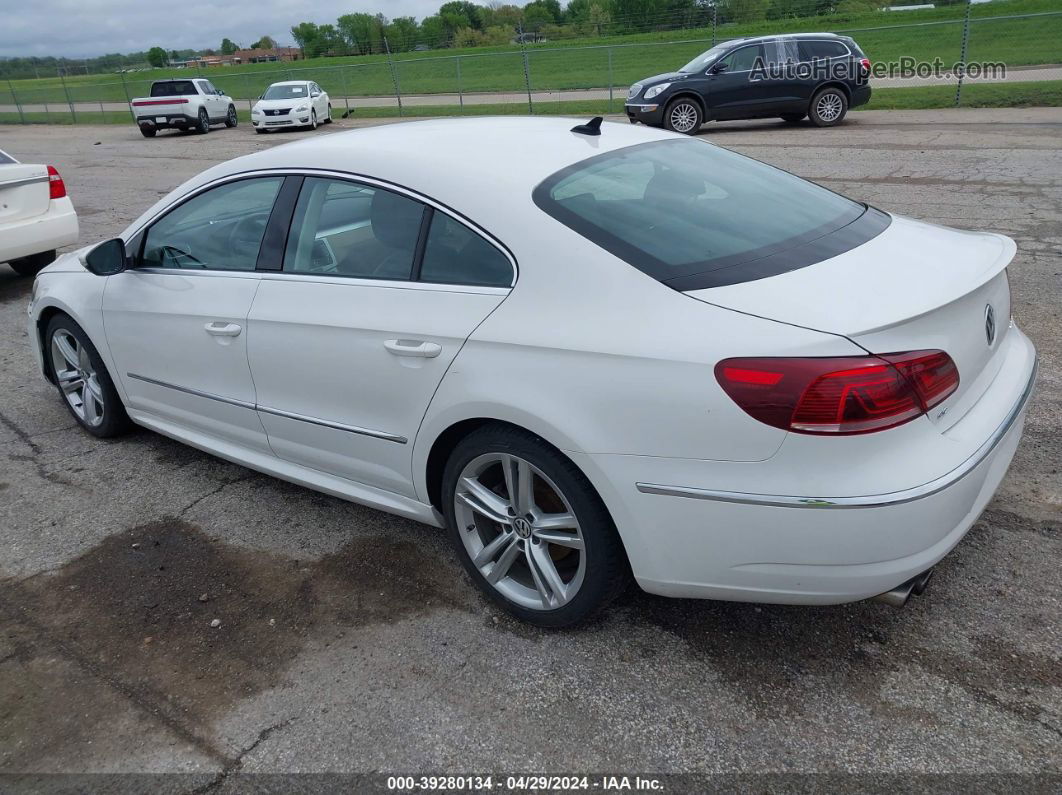 2014 Volkswagen Cc 2.0t R-line White vin: WVWBP7AN4EE502995